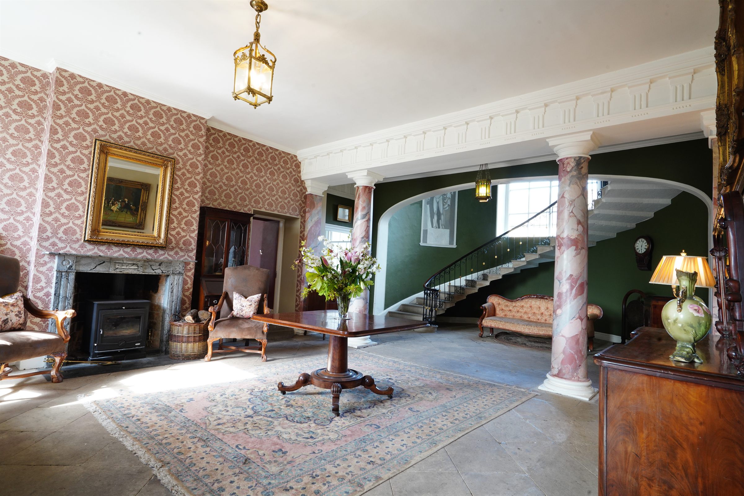 Cantilever staircase — Rockfield House, Kells, Co. Meath