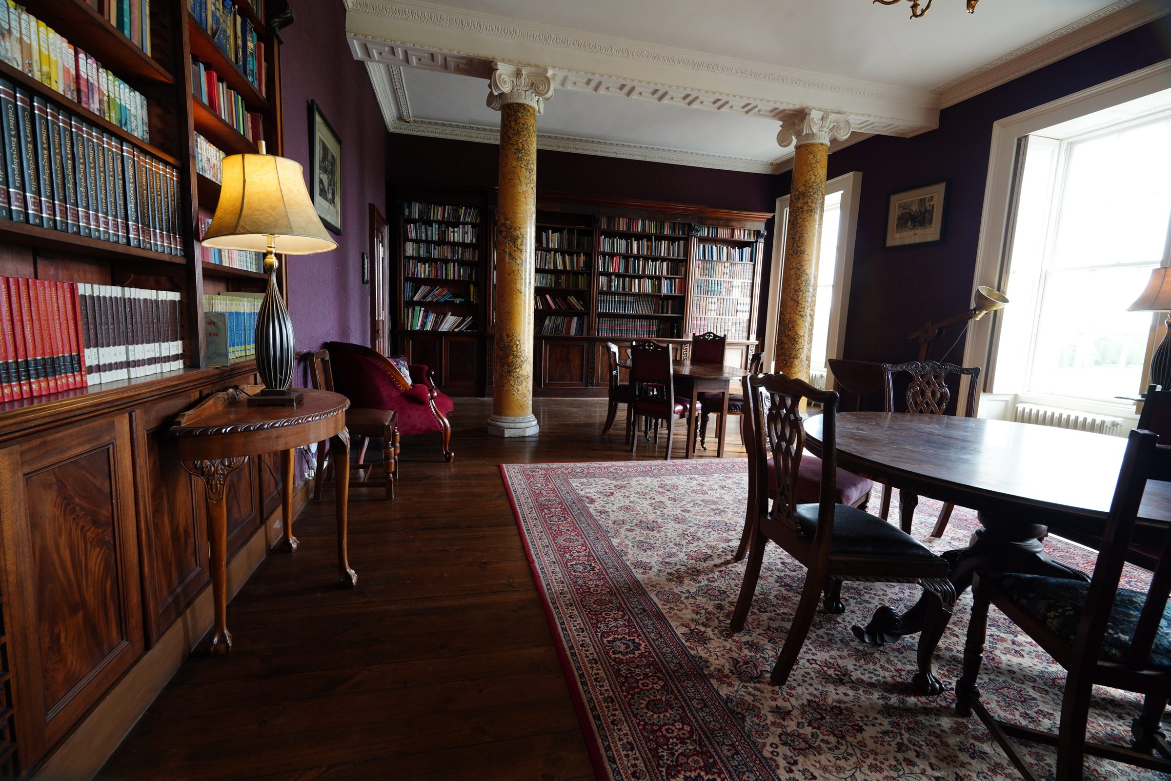 08__rockfield-main-house-library-pillars