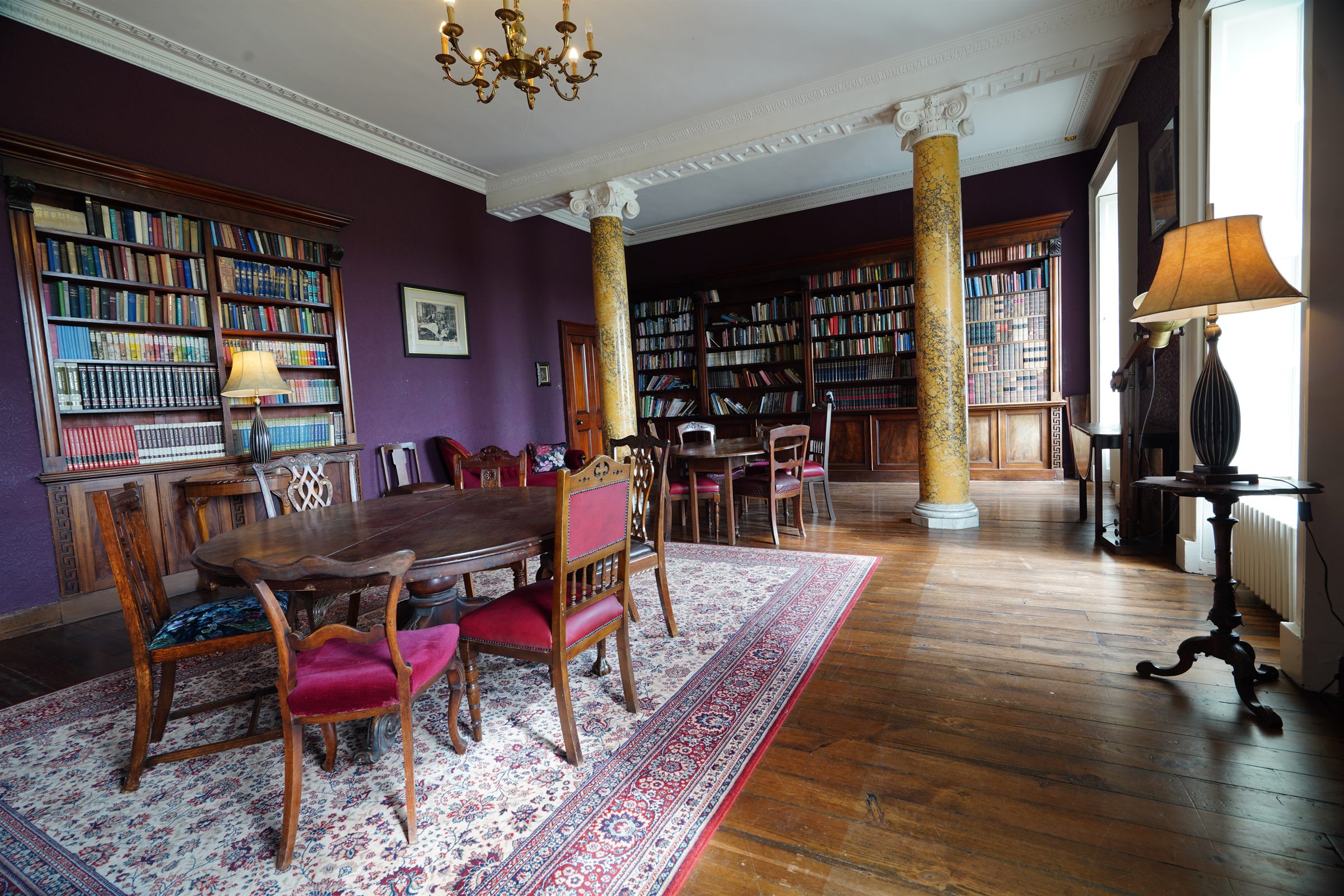 First-floor library — Rockfield House, Kells, Co. Meath